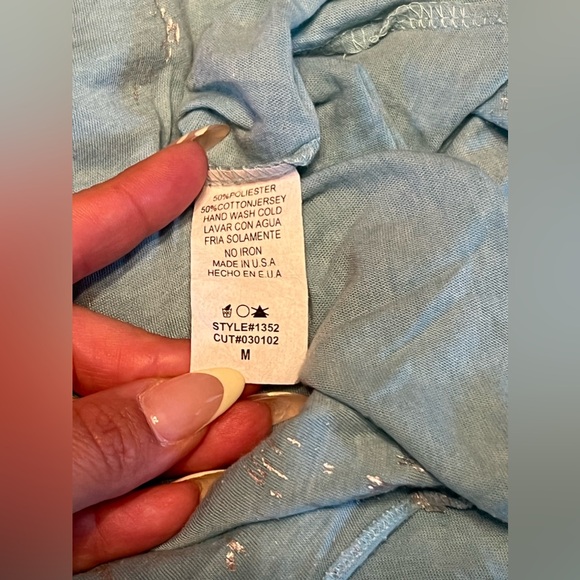 Vintage Helium Smocked Bodice Tube Top with Halter Straps and Flared Hem - Picture 8 of 8